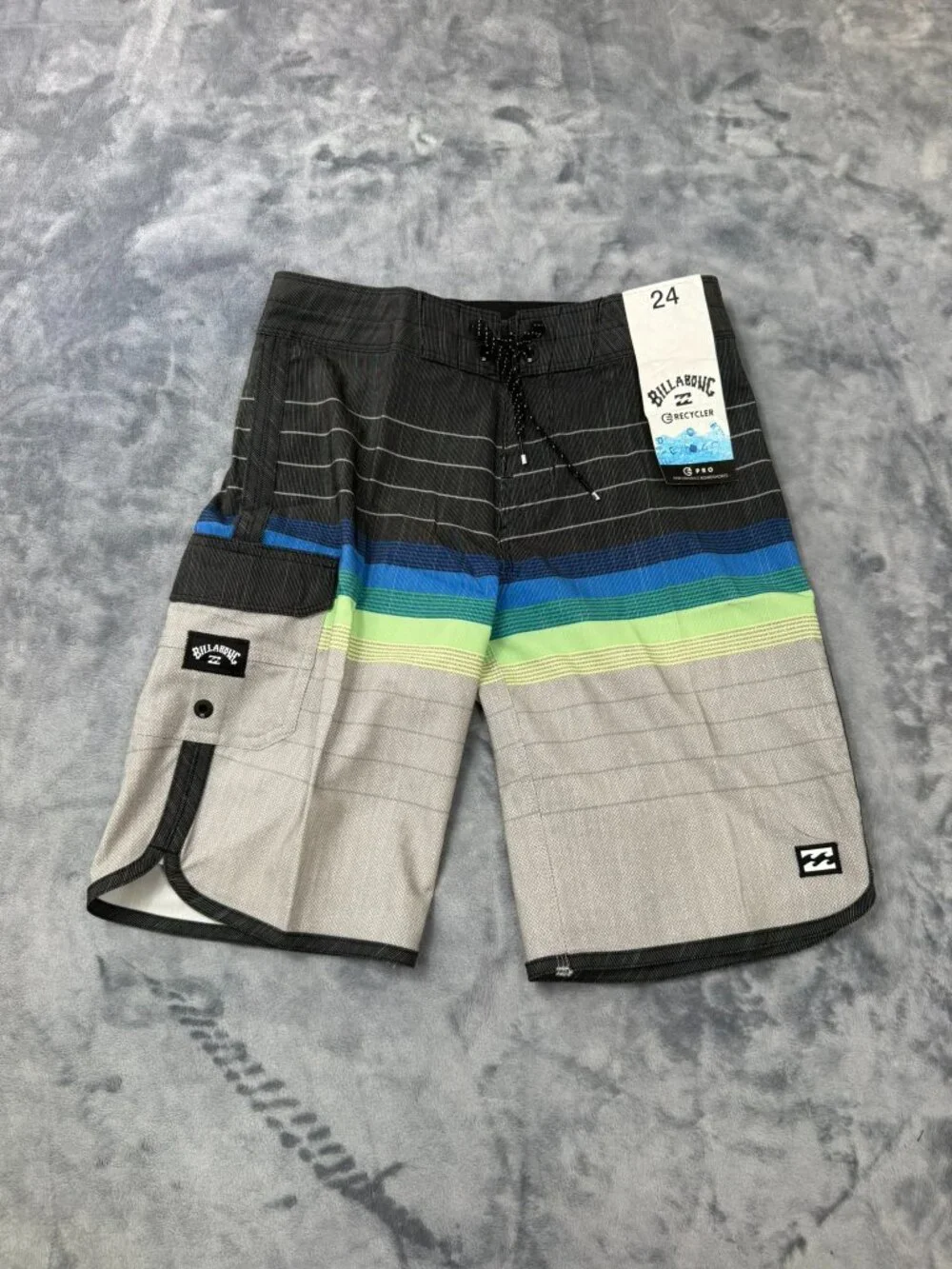 Boy's Youth Billabong Recycler 73 Pro Performance Boardshorts Swim NEW Size 24